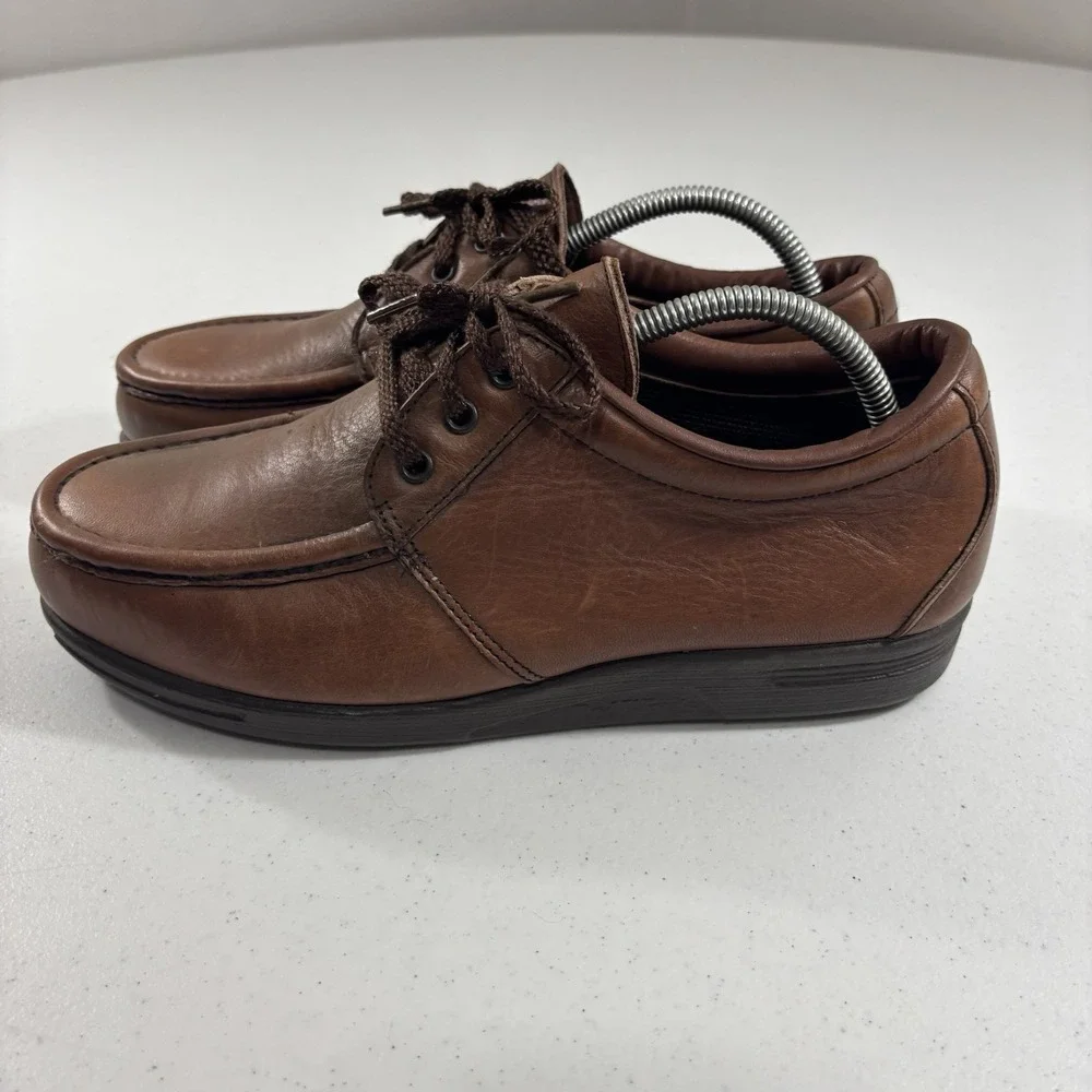 Vintage Red Wing Dunoon Brown Leather Moc Toe Oxford 6602 SD Type 1 Men Sz 9 EEE